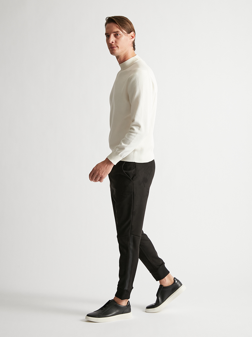 AOURE ジャージーリブパンツ　黒　Ｌサイズ AMFP261003_p_01_LL.jpg