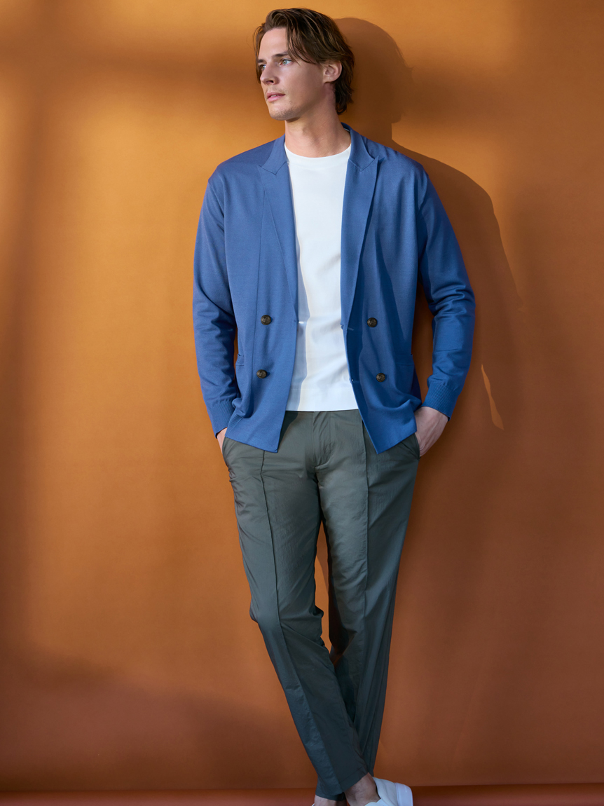 ナイロンストレッチ SETUP PANTS(ロングパンツ)｜ボトムス｜AOURE