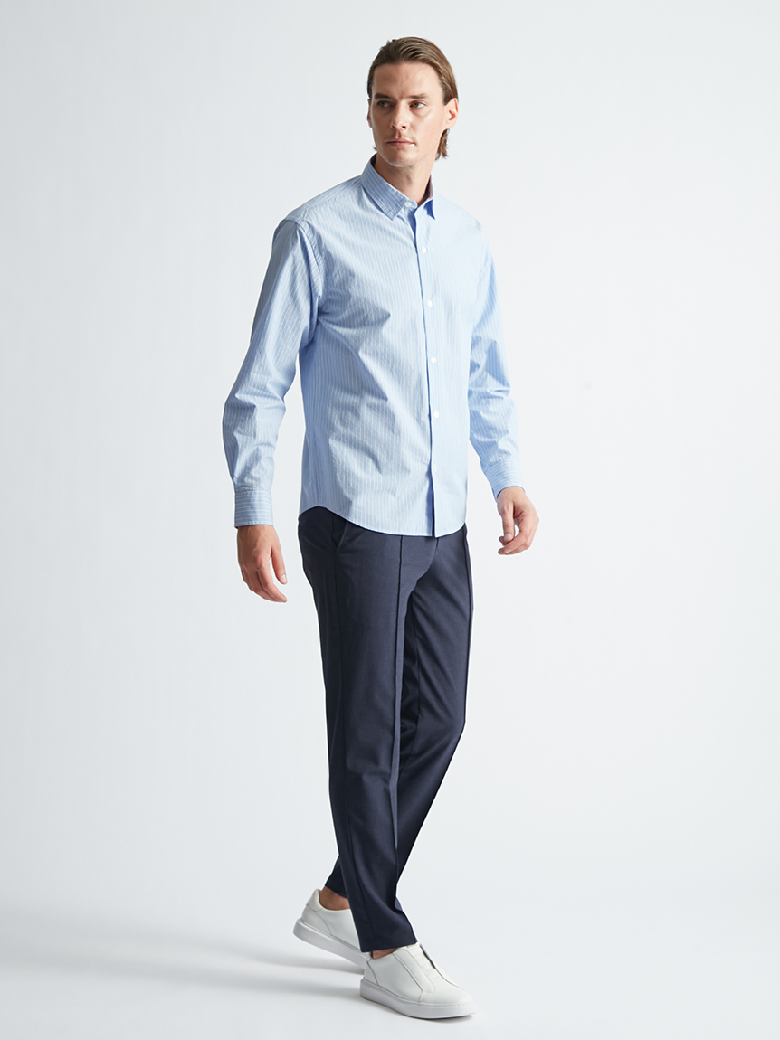 美品　ＰＴ　ＭＡＬＰＥＮＳＡ　ＳＵＭＭＥＲ　BLU PT MALPENSA SUMMER(ロングパンツ)｜ボトムス｜AOURE（アウール）の
