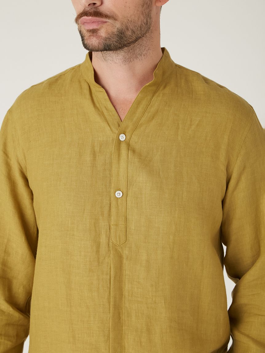 LIBECO ベルジャンリネンデザインシャツ(シャツ)｜トップス｜AOURE  