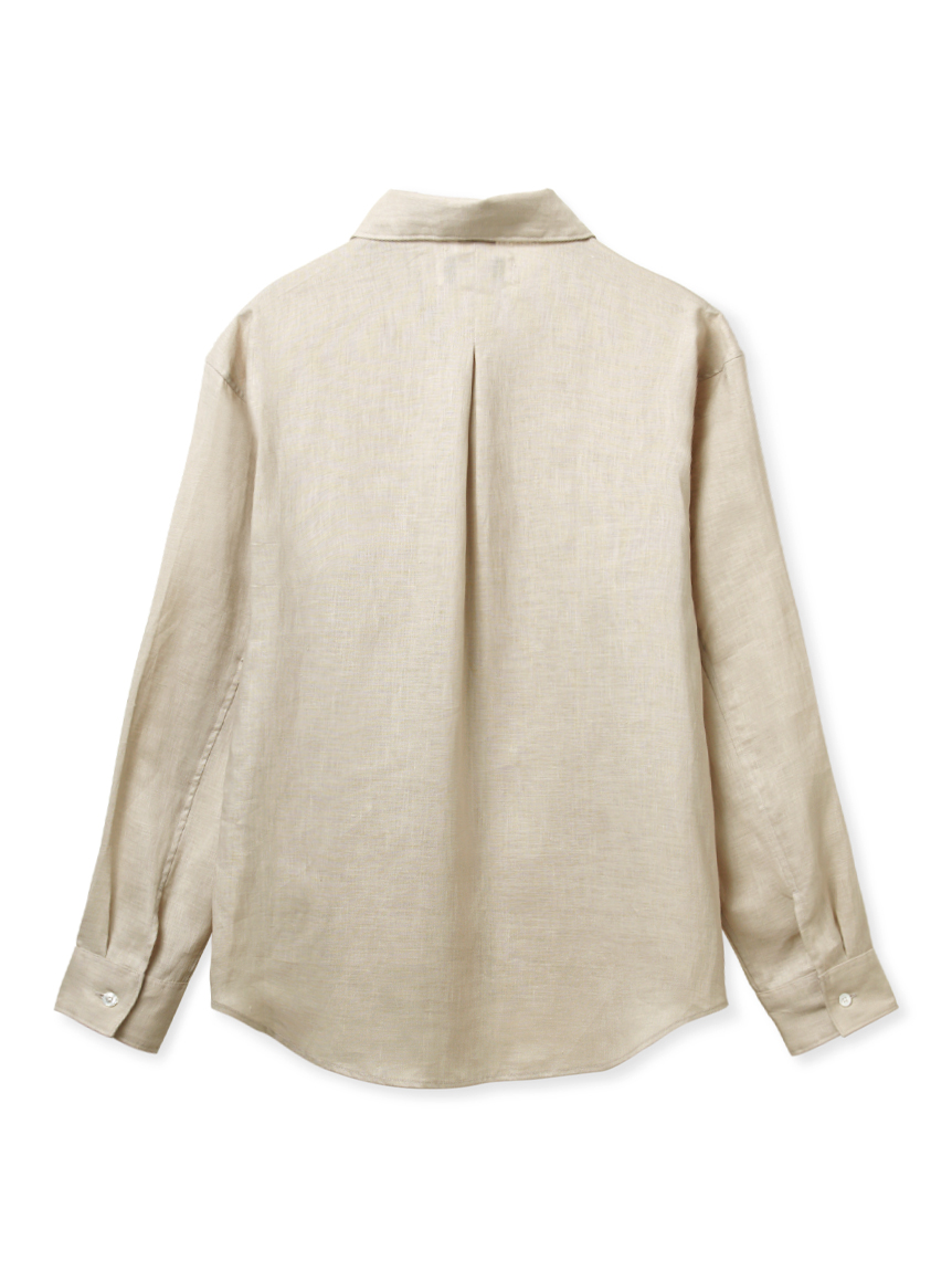 リネンプルオーバーシャツ(シャツ)｜トップス｜AOURE（アウール）の