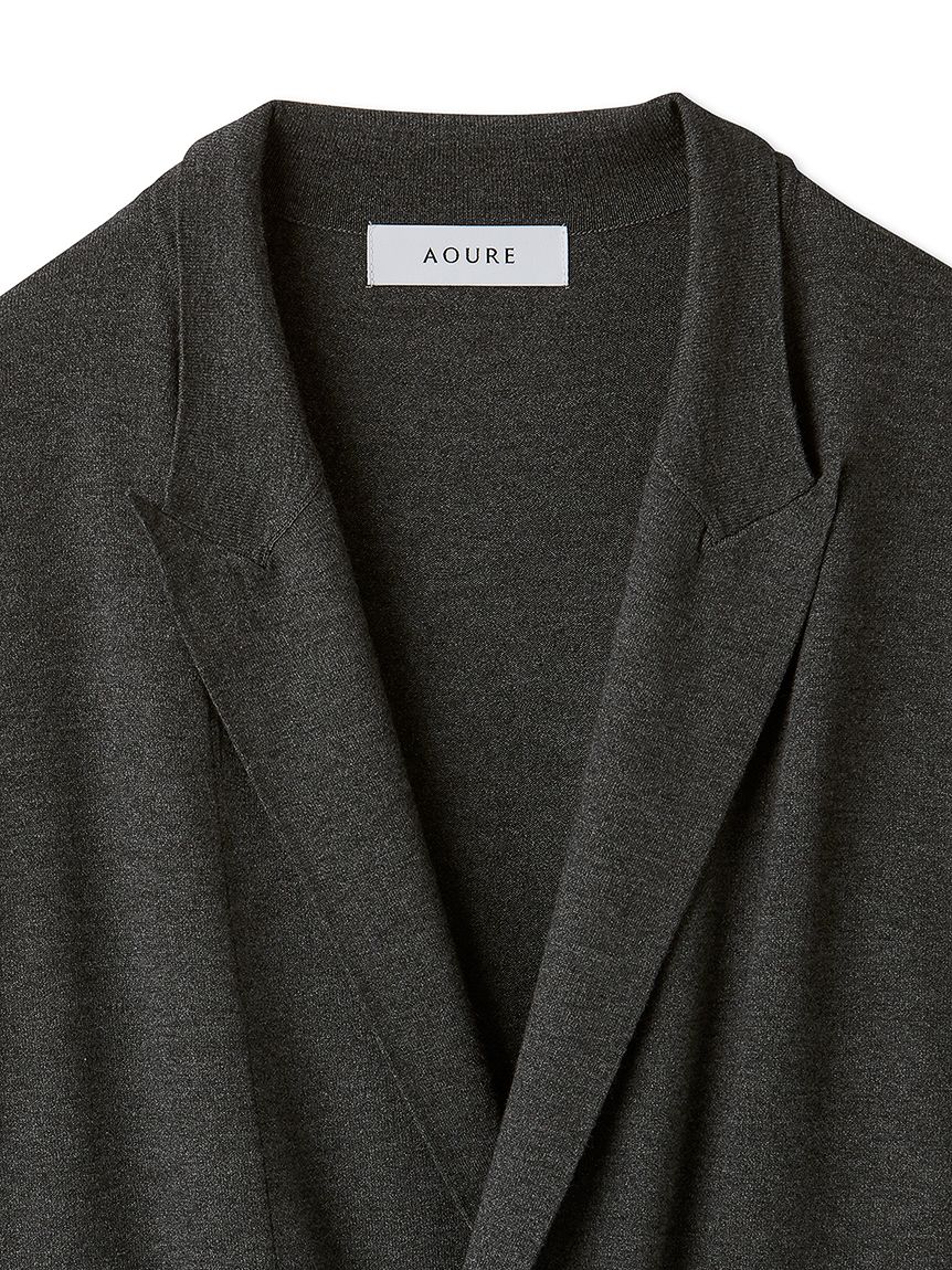 AOURE アウール カーディガン ニットジャケット 黒 L未使用新品 BASIC KNIT JACKET(ジャケット)｜アウター｜AOURE（アウール）の通販