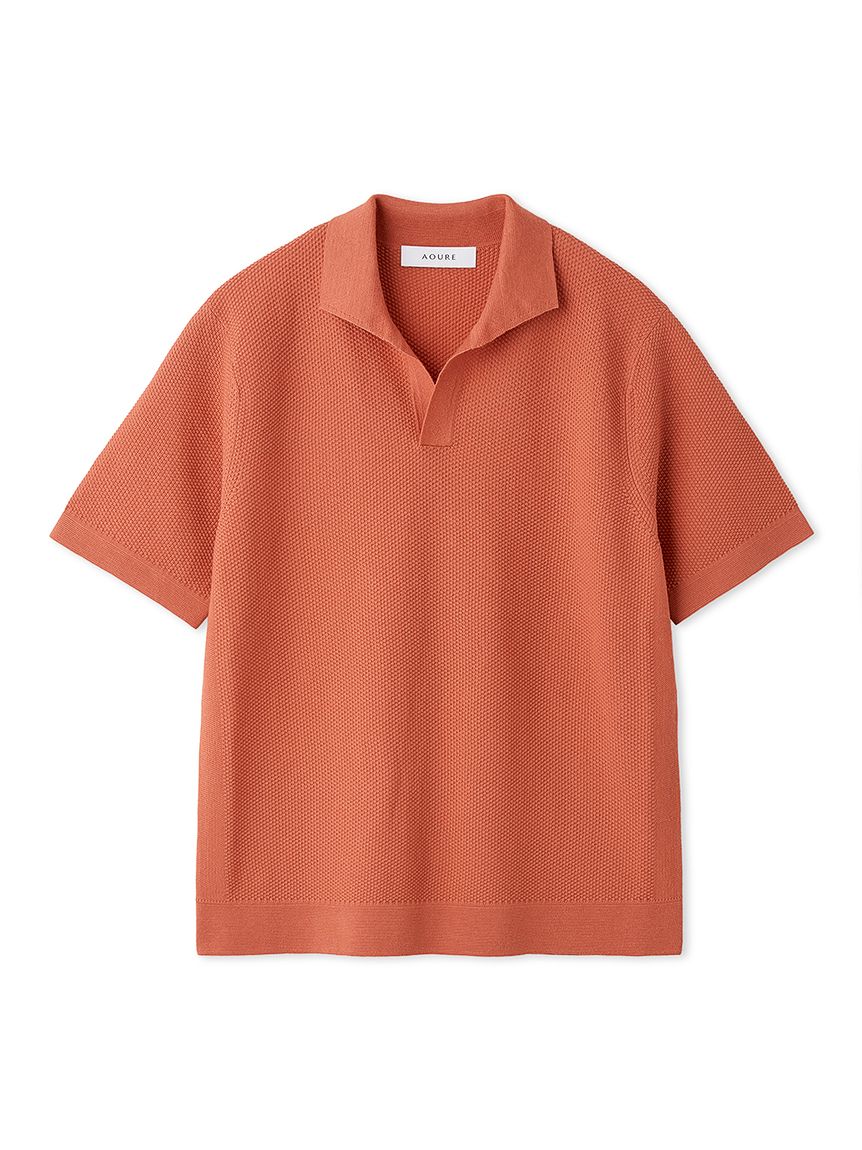 アウール（AOURE） マイクロボーダー ニットTシャツ Mサイズ TOMORROWLAND TRICOT マイクロボーダー