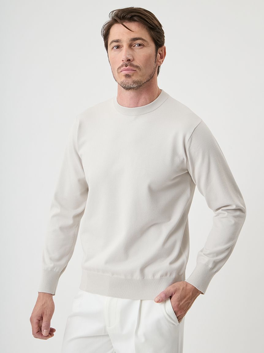 A PACK】WASHABLE PACK KNIT(2枚組) クルーネック(ニット