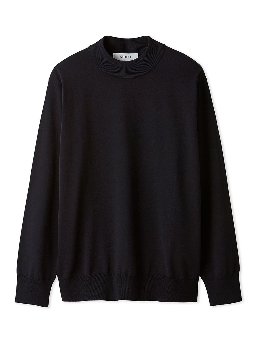 A PACK】WASHABLE PACK KNIT(2枚組) モックネック(ニット)｜トップス