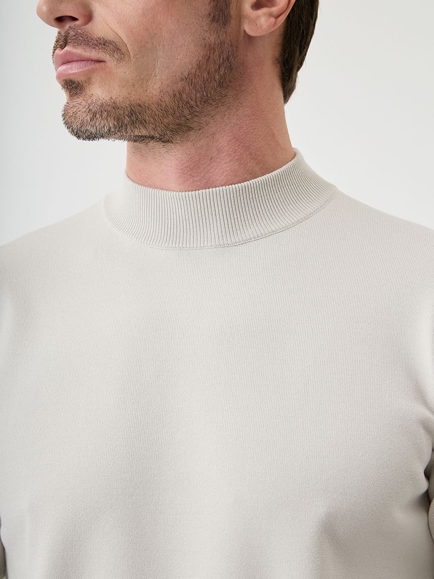 A PACK】WASHABLE PACK KNIT(2枚組) モックネック(ニット)｜トップス