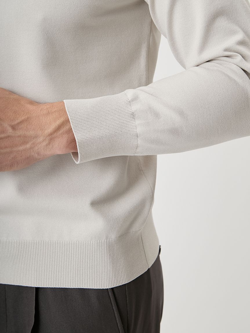 A PACK】WASHABLE PACK KNIT(2枚組) モックネック(ニット)｜トップス