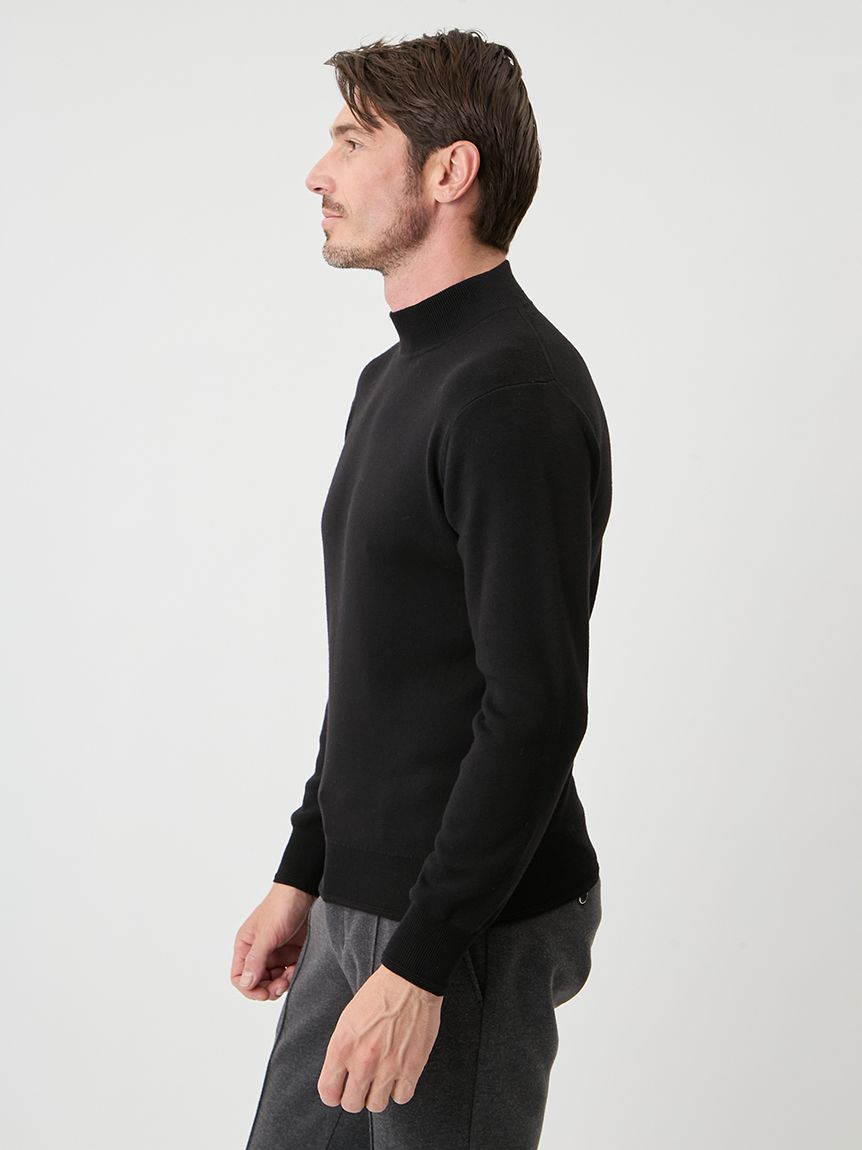 AOURE アウール モックネックニット 黒 Mサイズ FIORE+ モックネックニット(ニット)｜トップス｜AOURE（アウール）の