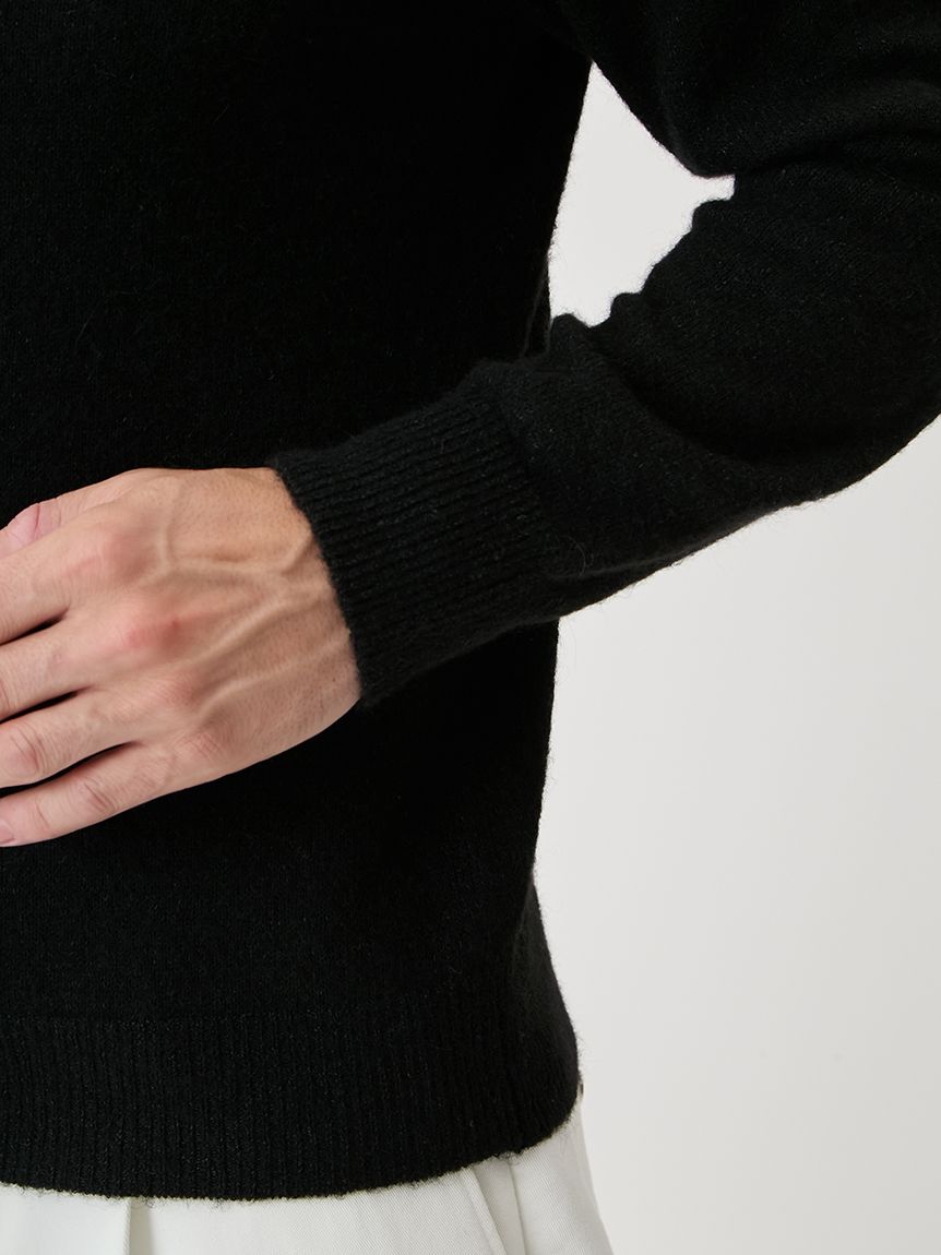 ヘアリークルーネックニット(ニット)｜トップス｜AOURE（アウール）の