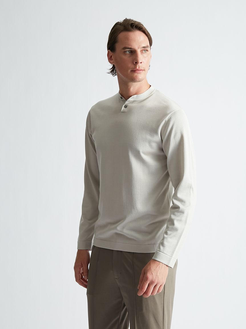 The First Class】セレーサカルメン ヘンリーネック LS(ニット 