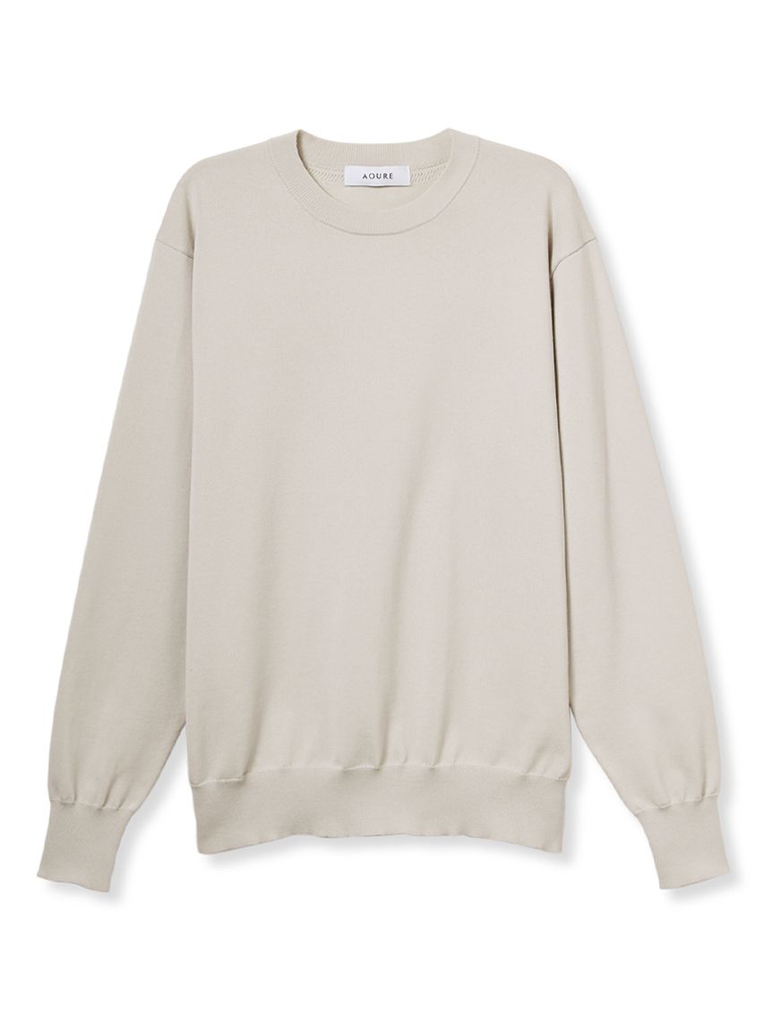 【新品未使用】AOURE （アウール)クルーネックウールニット A PACK】WASHABLE PACK KNIT(2枚組) クルーネック(ニット)｜トップス