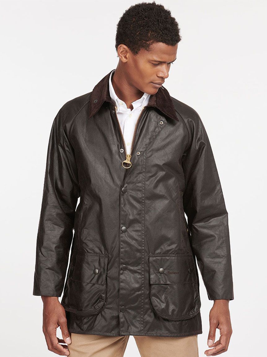 新品未使用 Barbour ビューフォート 36 Waxedコットン ブラックModelBEAUFO