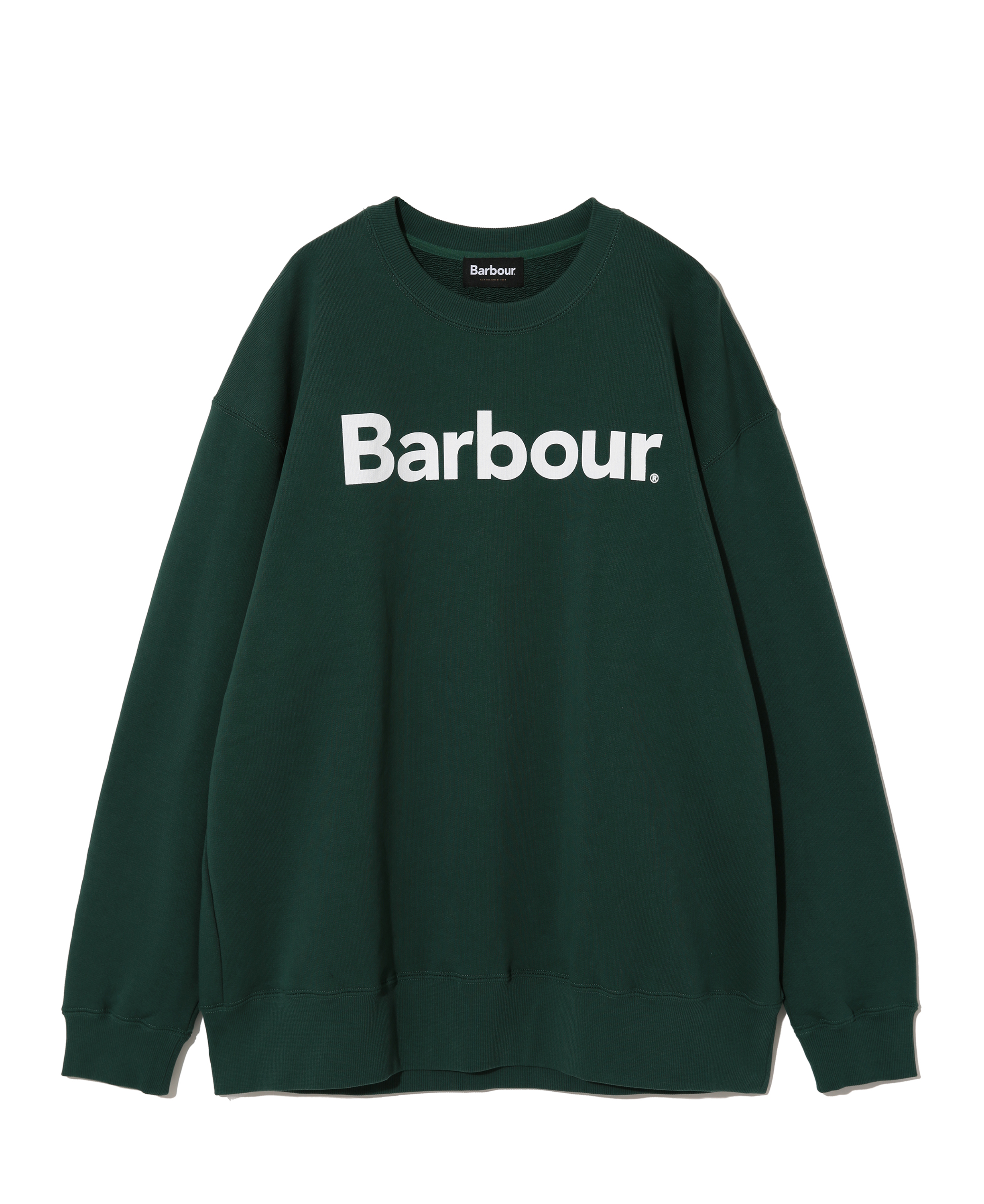 クルーネックロゴスウェット(TOPS)｜Barbour（バブアー）の通販サイト