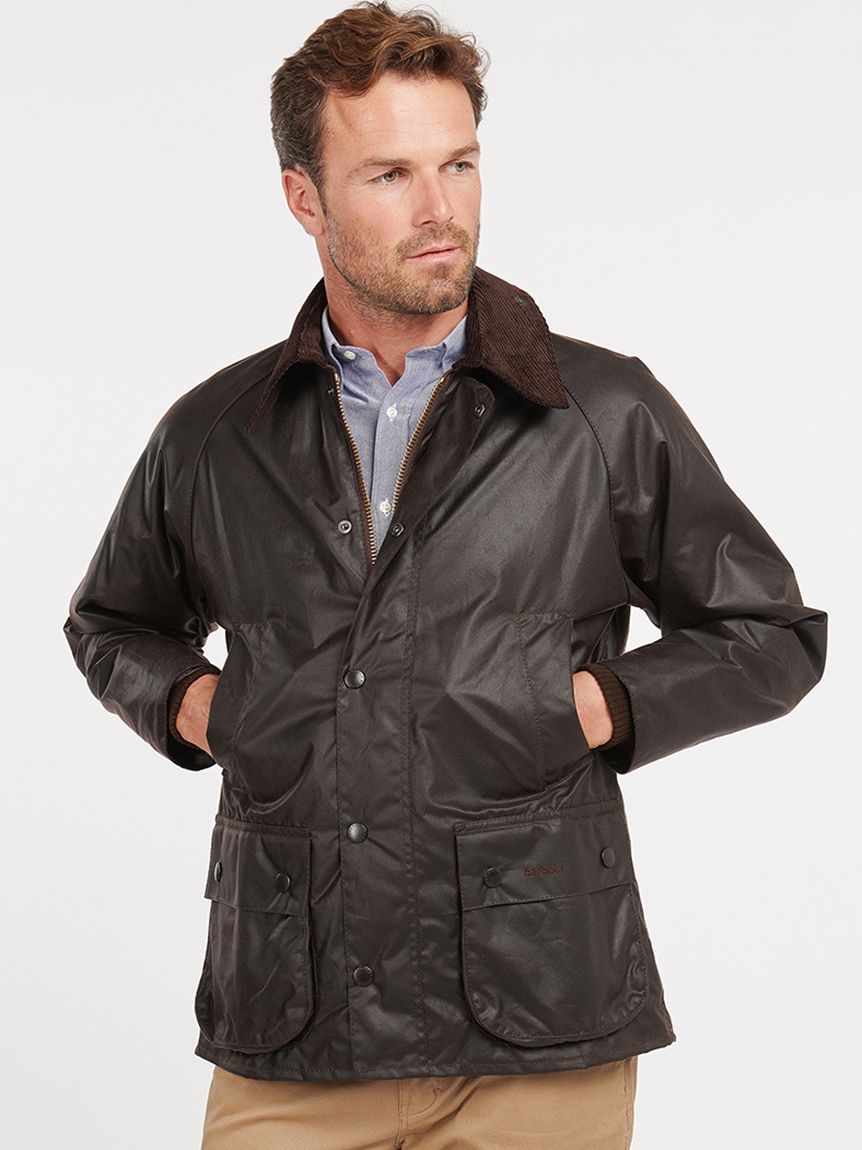 BARBOUR BEDALE C36/91cm ブラウン傷などあります画像確認ください