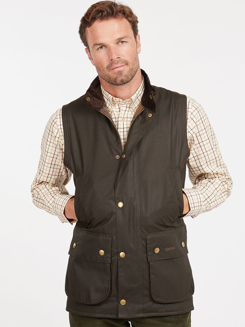 Westmorland ワックス コットン ベスト(JACKETS&COAT)｜Barbour