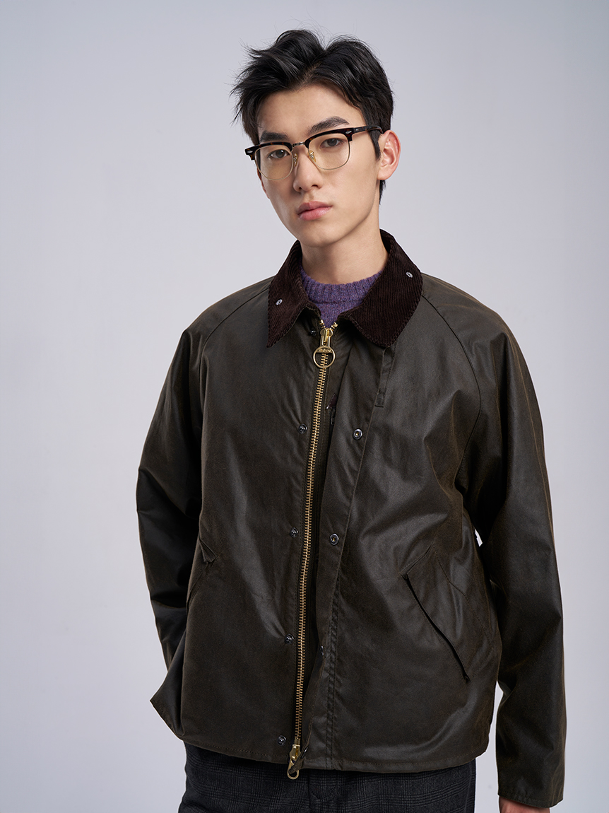 ネイビーバブアー TRANSPORT Barbour トランスポート