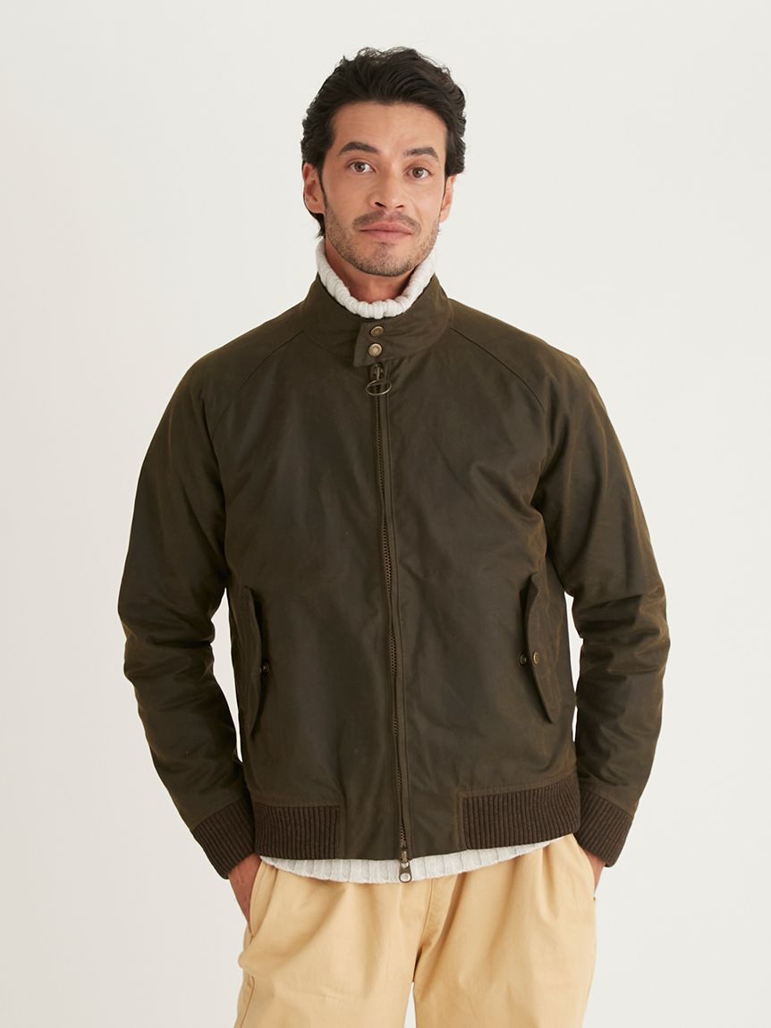 着丈63身幅555裄丈88Barbour Baracuta G9 ワックス コットン ブルゾン