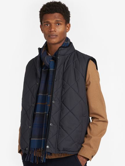 Barbour フェイクファー ファーラップ マフラー おくら