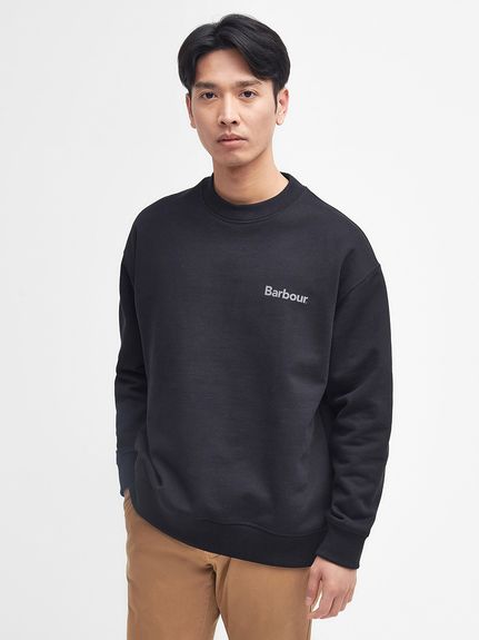 BARBOUR INTERNATIONAL ブラック スウェット Nicholas リラックス フィット スウェット｜トップス｜バブアー公式
