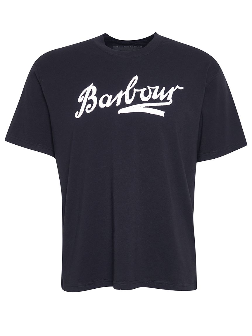 Grainger アーカイブ ロゴ リラックスフィット Tシャツ(TOPS)｜Barbour 
