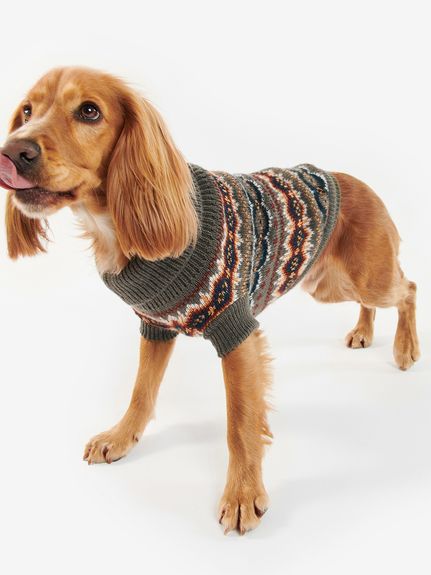 フェアアイル ドッグ ニット｜ドッグウェア｜ドッグアイテム｜バブアー