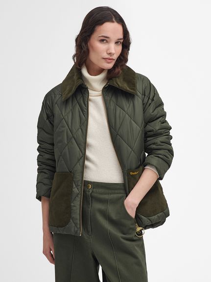 Barbour バッフルキルトダウン Dalroy キルティング ジャケット｜キルティングジャケット