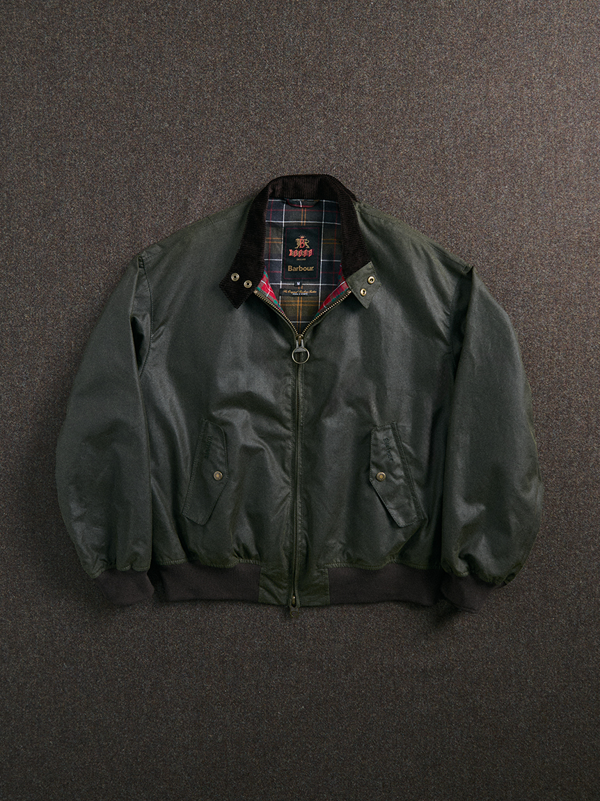 Barbour × BARACUTA》“G9” スタンドカラー ワックス コットン  ブルゾン(ワックスジャケット)｜JACKETS&COAT｜Barbour（バブアー）の通販サイト 【公式】