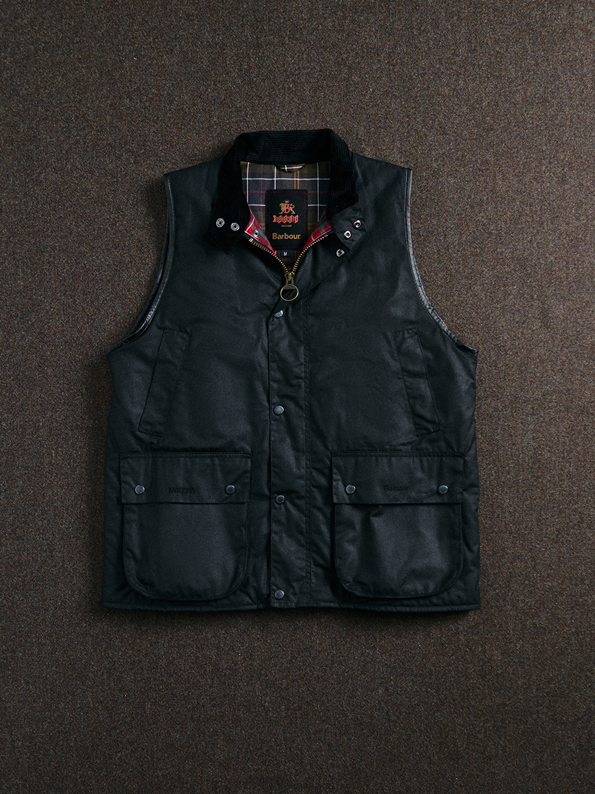 Barbour × BARACUTA》ワックスコットン ベスト(ベスト)｜GILETS & LINERS｜Barbour（バブアー）の通販サイト  【公式】