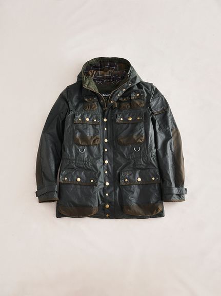 Barbour × TO KI TO》Shoreman ワックス コットン ブルゾン(ワックスジャケット)｜JACKETS&COAT｜Barbour（ バブアー）の通販サイト 【公式】