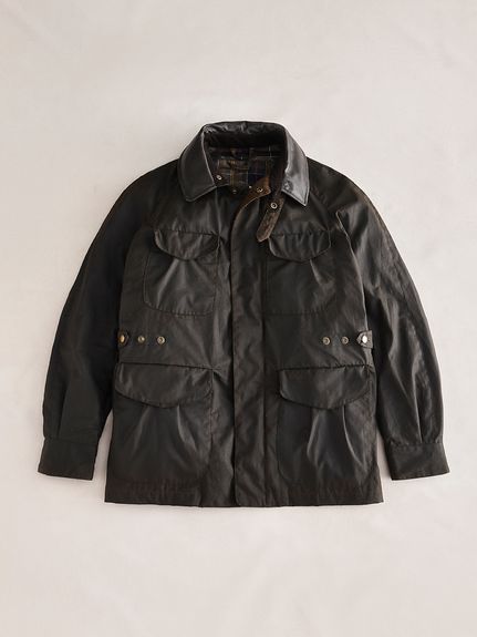 Barbour × TO KI TO》Shoreman ワックス コットン ブルゾン(ワックスジャケット)｜JACKETS&COAT｜Barbour（ バブアー）の通販サイト 【公式】