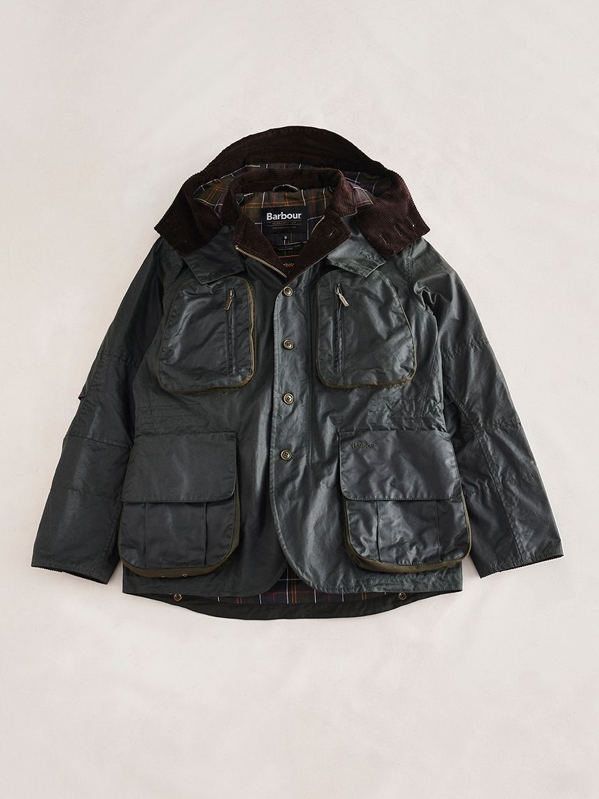 Barbour × TO KI TO》アウトランド ワックス コットン ブルゾン(ワックスジャケット)｜JACKETS&COAT｜Barbour（ バブアー）の通販サイト 【公式】