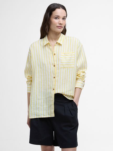 Annie ストライプリネン シャツ｜シャツ｜トップス｜バブアー公式