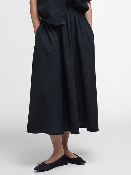 【REISS】ナディア コットン ミディ スカート セール】tull mix tiered skirt / チュールミックスティアード