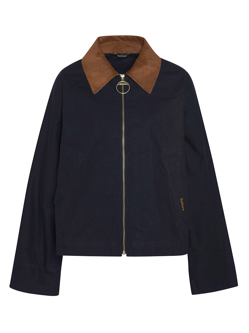 Barbour バブアー　ショート丈 ジャケット Catlin ショート レングス ブルゾン｜ノンワックスジャケット