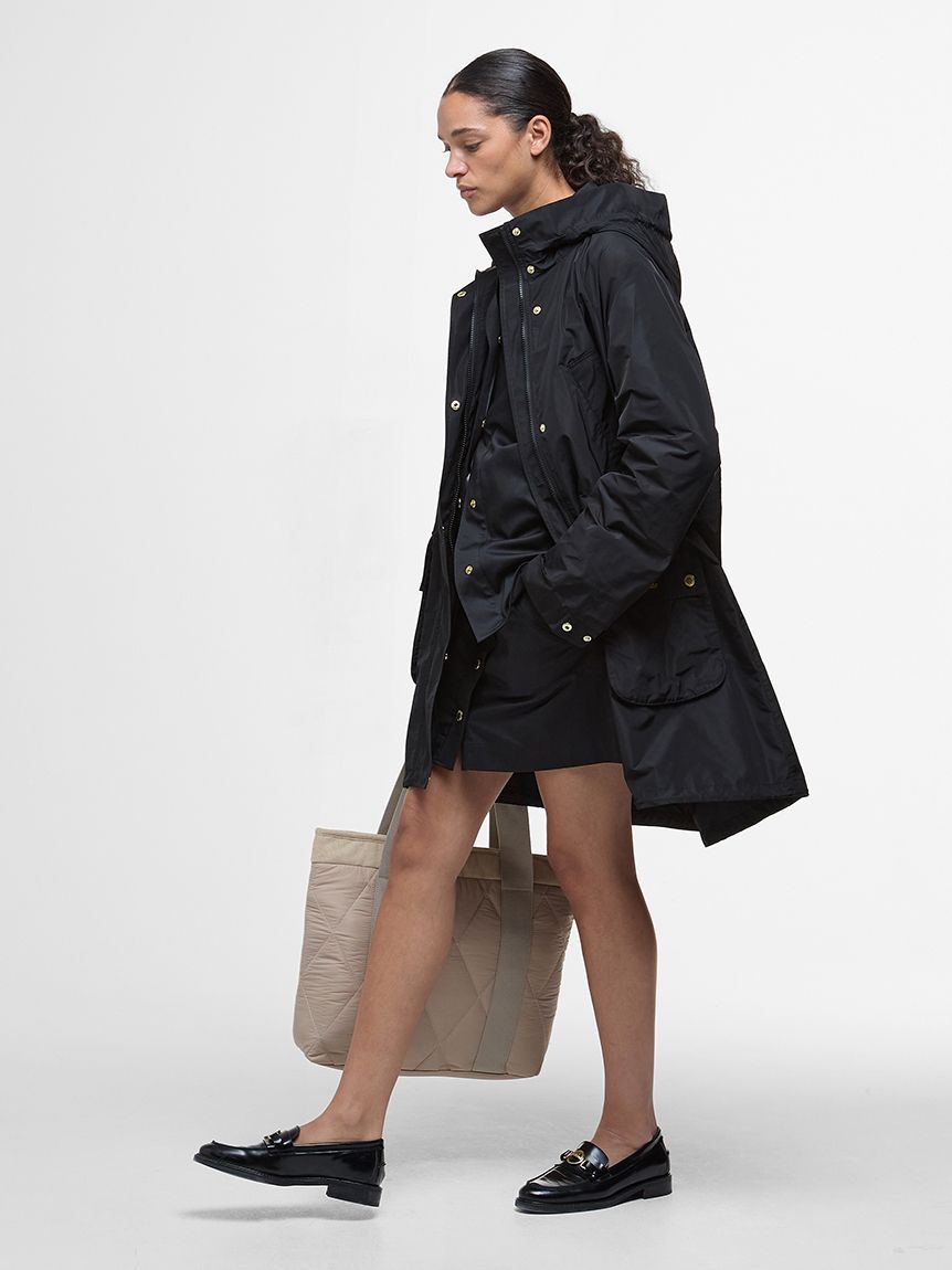 ウーブンバックル ダブルストラップサンダル （Black） -CHARLES