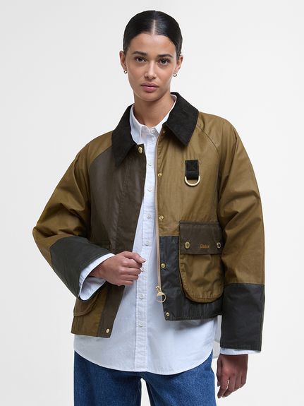 Barbour × GANNI》ワックス アノラック スモック ジャケット