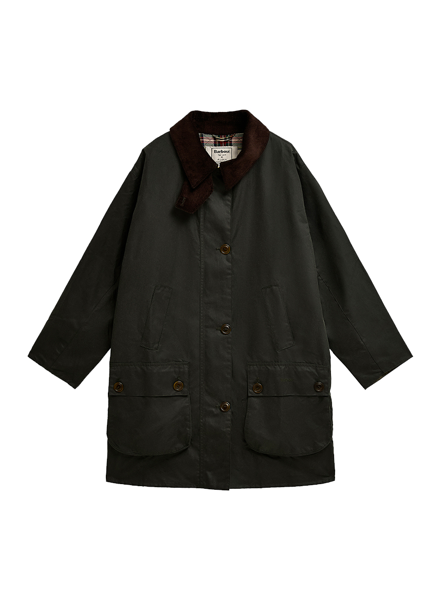 Barbour × ERDEM》Beauflower ワックスコットン ジャケット