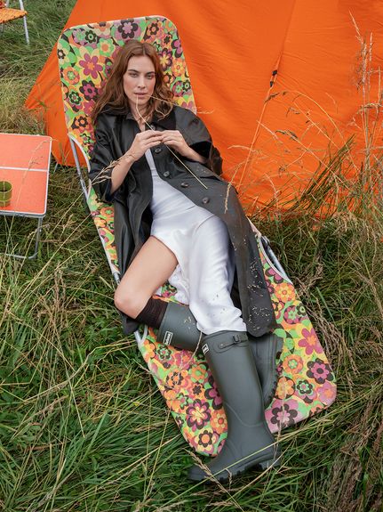 【BARBOUR×Alexa Chung】 ワックスコットン ジャケット 英王室 Barbour × Alexa Chung》Loren ワックス コットン ジャケット