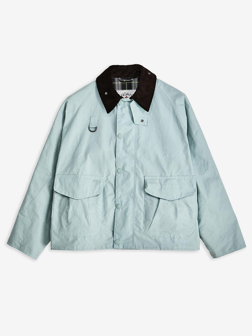 新品 Barbour × NOAH Wanding ノンワックス ブラウン L Barbour × NOAH》Wading ノンワックス ブルゾン｜ノンワックス