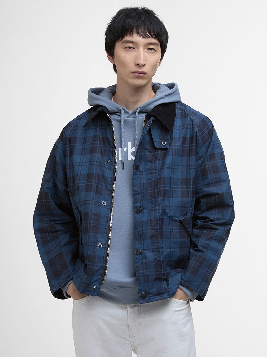 美品⭐︎Barbour コットン×リネンジャケット Westdale リネンブレンド ジャケット｜ノンワックスジャケット