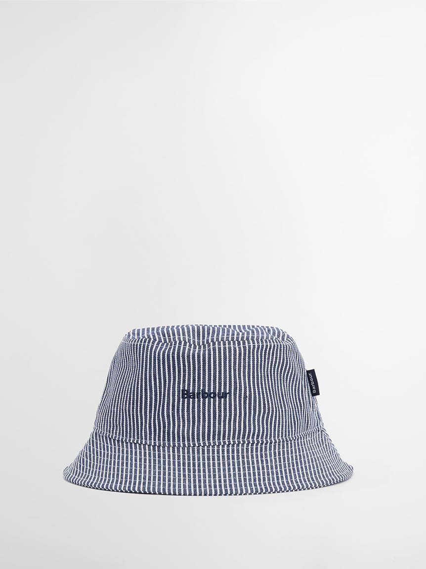 【KITH】Dawson☆ストライプクロシェ バケットハット Tynedale ヒッコリー ストライプ バケットハット|キャップ