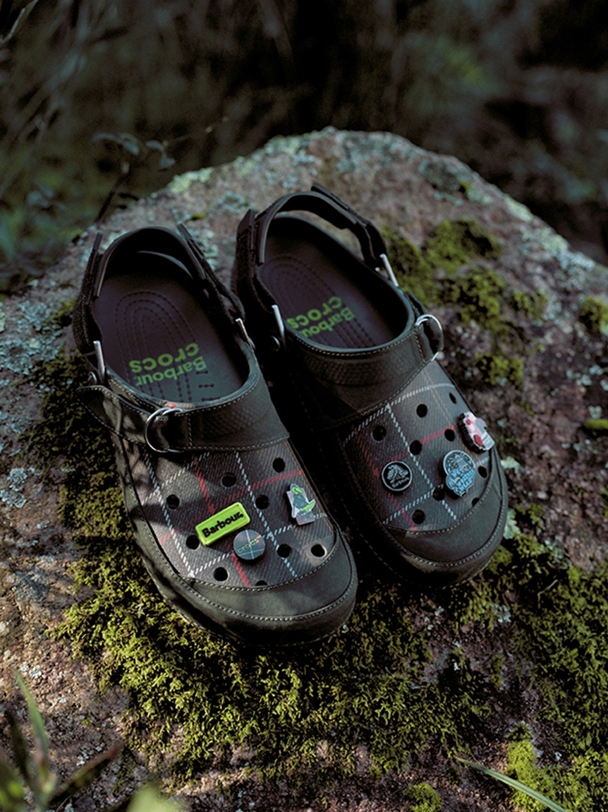 新品未使用Barbour × Crocsタータンチェック クロッグ 28 Barbour × Crocs》タータンチェック クロッグ｜サンダル