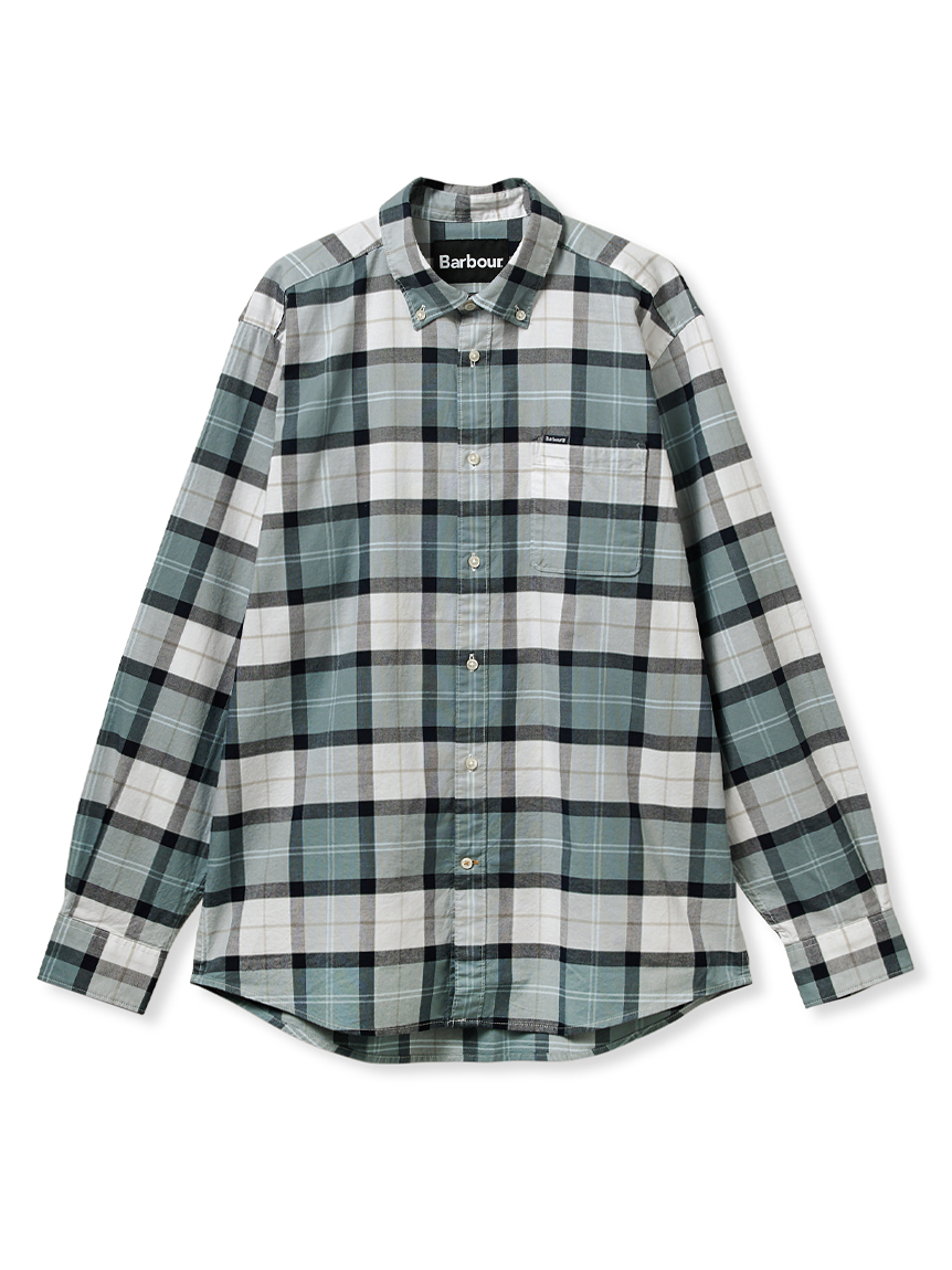 スモール タータンチェック レギュラーカラー シャツ | Barbour