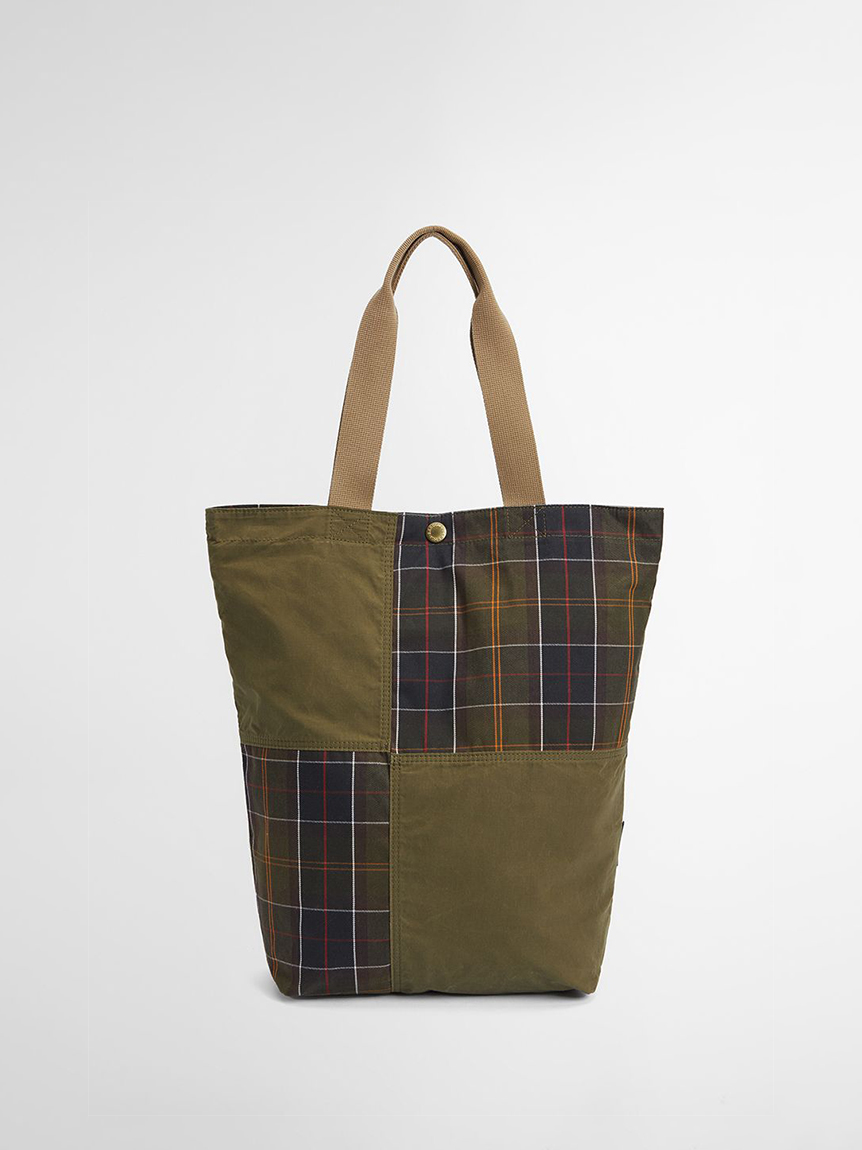 【新品未使用】Barbour トランスポートパッチワーク トート定価18700円 TRANSPORT / トランスポート】パッチワーク トートバッグ