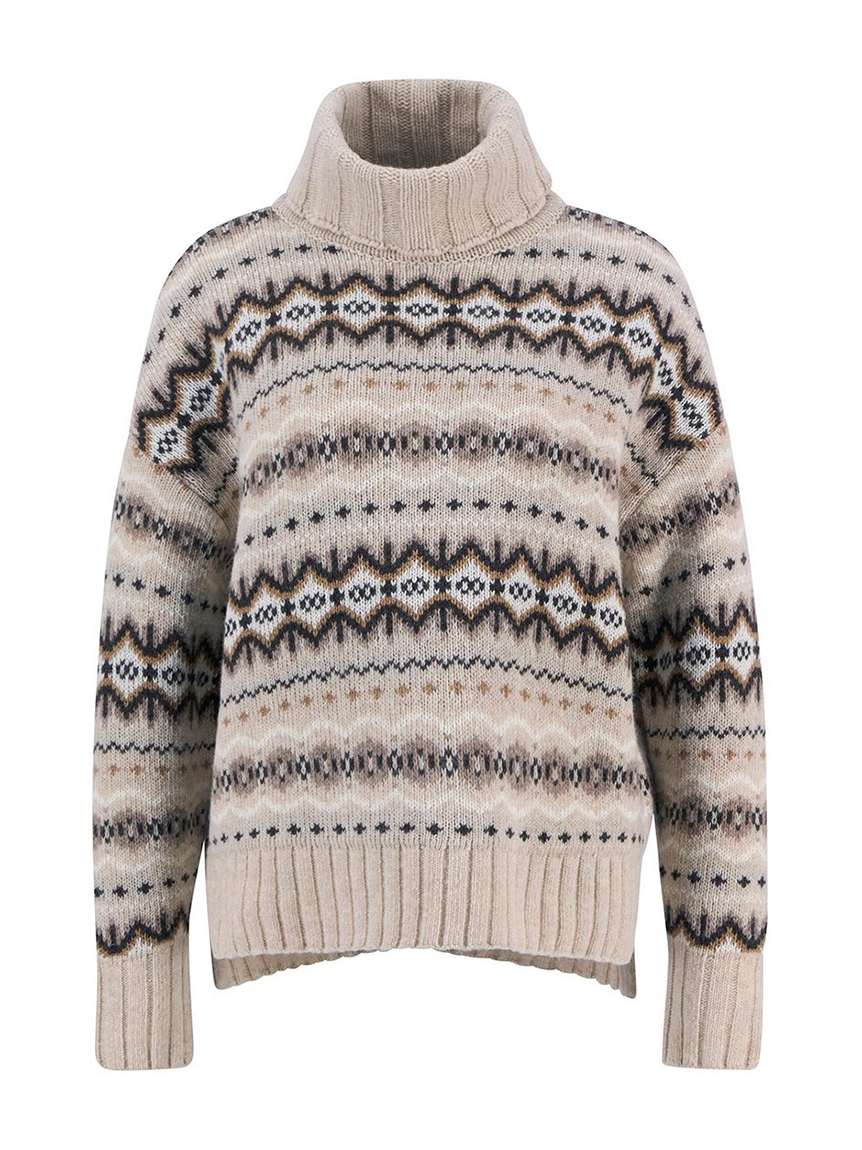 Helen フェアアイル タートルネック ニット｜ニット｜トップス