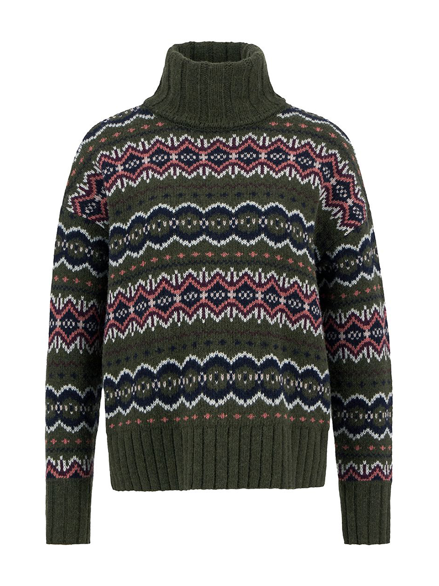 Helen フェアアイル タートルネック ニット｜ニット｜トップス