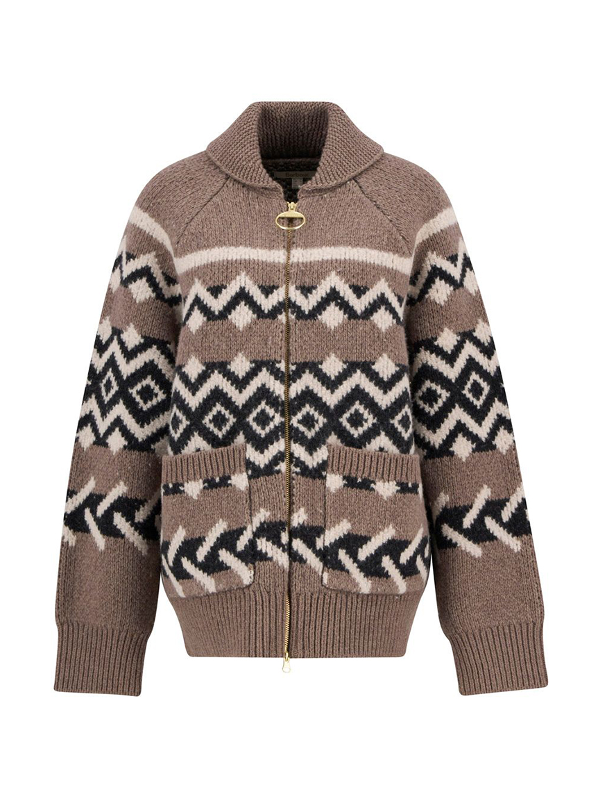 新品半額！Barbour アーガイル柄 カーディガン Mサイズ Barbour アーガイル柄 カーディガン Mサイズ