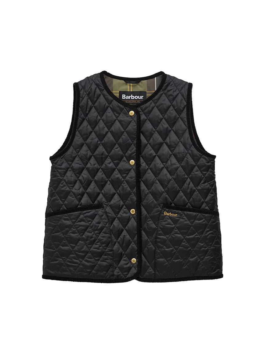 Enid キルティング ベスト（レディース）｜キルティングジャケット