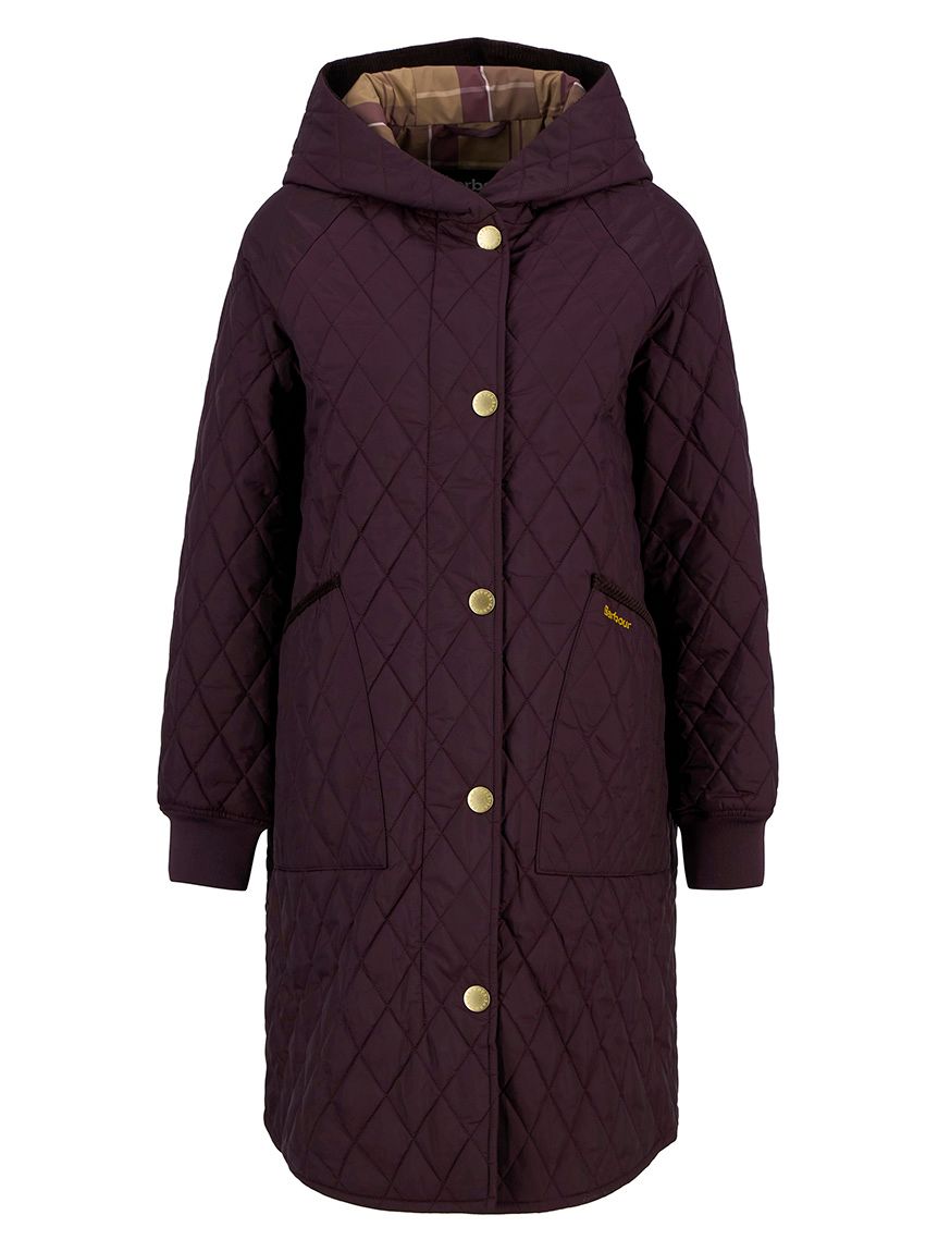 Hilary キルティング ミドルレングス ジャケット（レディース