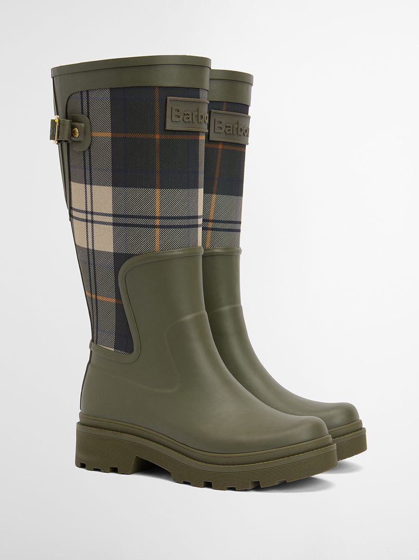 Dena タータンレインブーツ（レディース）｜シューズ｜バブアー公式